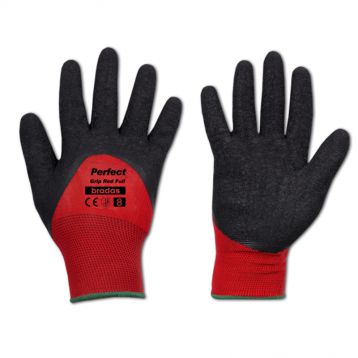 перчатки защитные perfect Grip red full латекс 