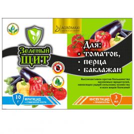 Зелений щит для томатів, перцю та баклажанів 3мл + 10мл / г