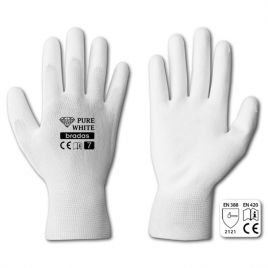 Перчатки защитные Pure White полиуретан