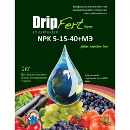 Удобрение минеральное комплексное Дрип Фертилизер (Drip Fertilizer) Foliar 5-15-40+МЕ