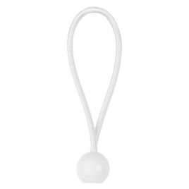 Эластичный резиновый шнур с шариком 15см BUNGEE CORD BALL белый