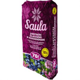 Торфяний субстрат SAULA кислый (рН 3,5-4,5) для лохини та рододендронів 0-60 мм 